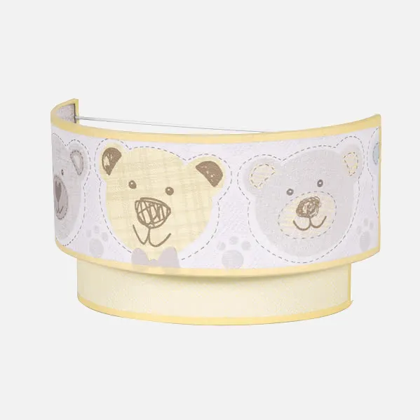 Candeeiro de parede Panda Yellow Pastel 1xe27 17x30d