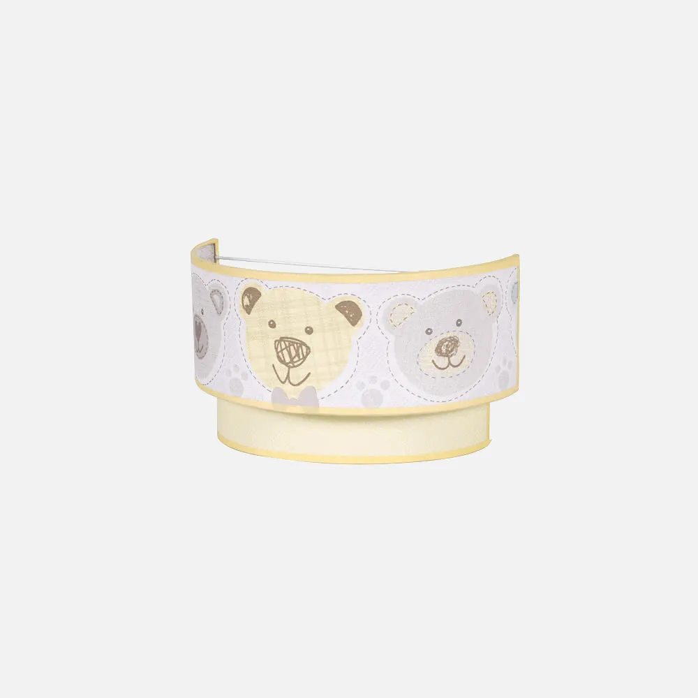 Aplique Serie Panda Amarillo Pastel 1xe27 17x30d