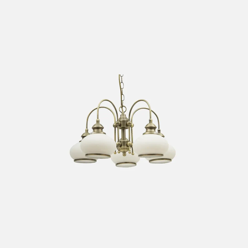 Lampara Serie Lisandro Cuero 5xe14
