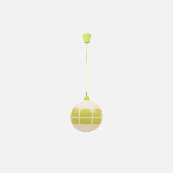 Colgante Serie Trapecio Amarillo 1xe27 Regx30 D