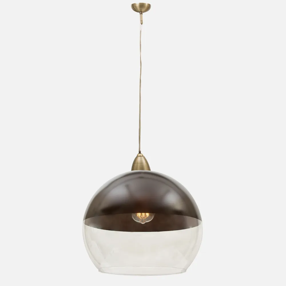 Colgante Serie Altamira Marron 1xe27 Regx30d