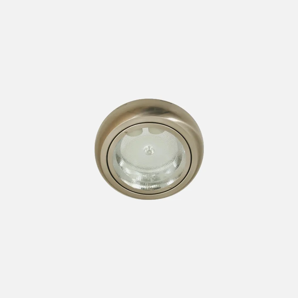 Downlight Superficie Serie Samara Niquel 2xe27 Led Incluida 6x27d