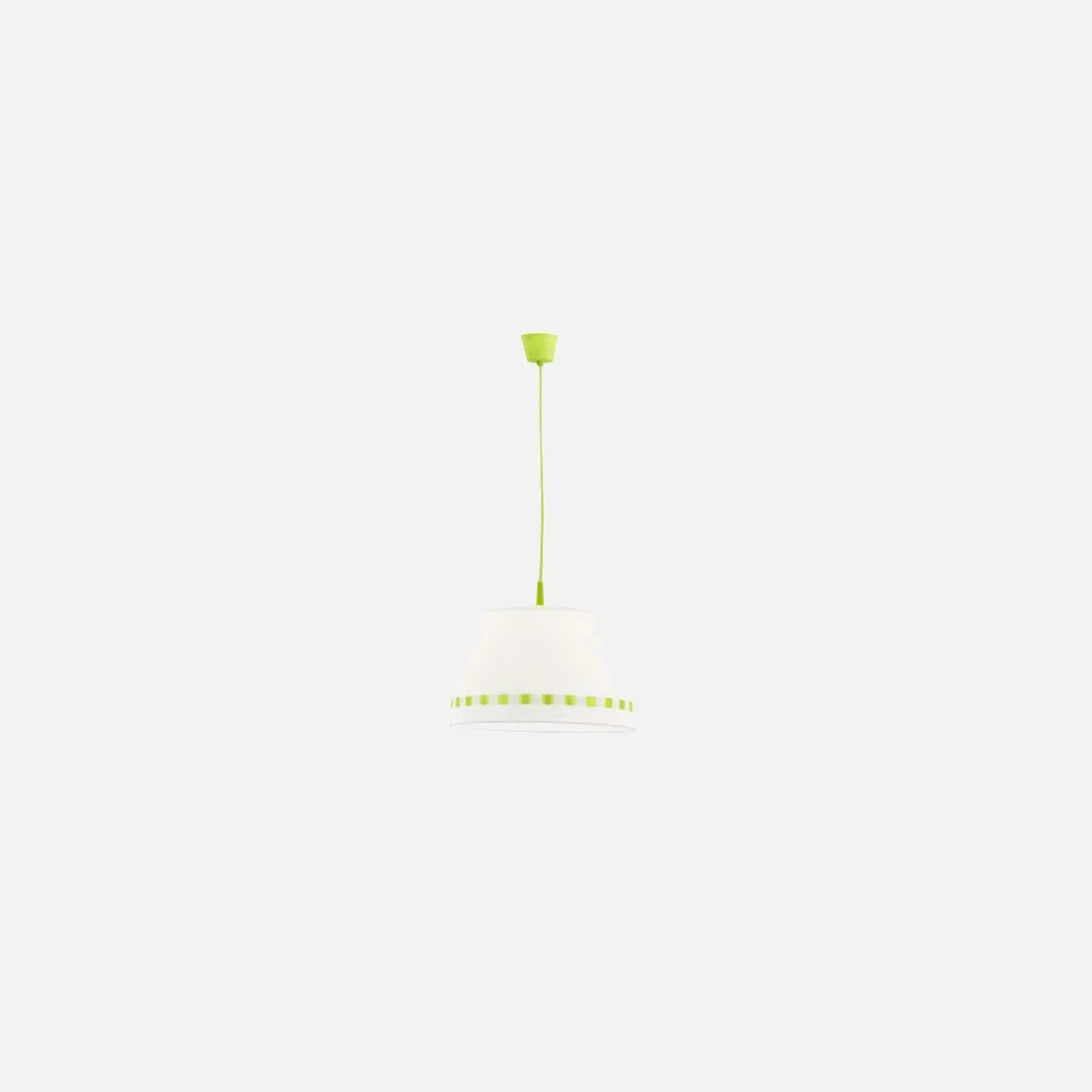 Colgante Serie Lacito Verde 1xe27 Regx35d