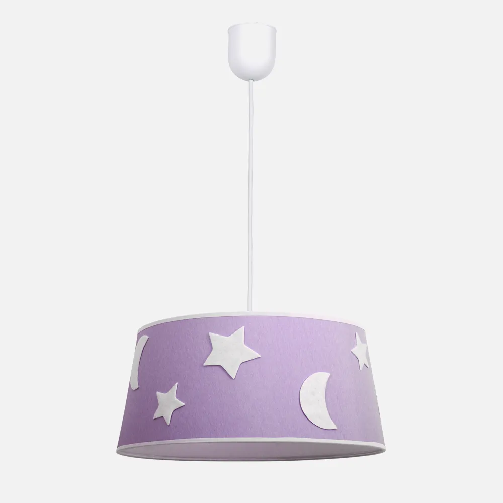 Colgante Firmamento 1xe27 Lila Regx35 D