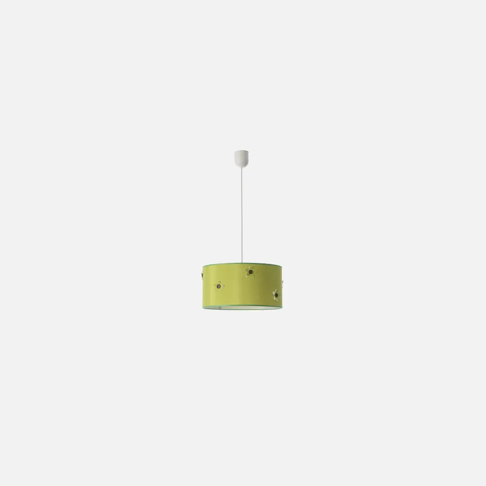 Colgante Serie Boton Verde 1xe27 Regx35d