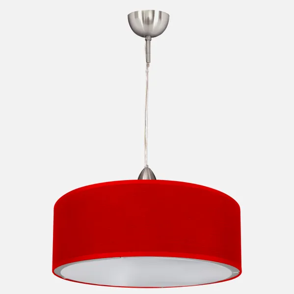 Pendant Light Planetary Cylind. Red(regx35) 1xe27