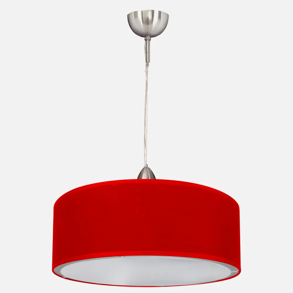 Colgante Planetario Cilind. Rojo(regx35) 1xe27