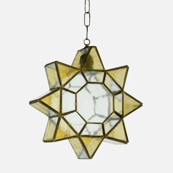 Pendant light Crash 1xe27 Ambarina Leather/amber Regx21x31 Cm