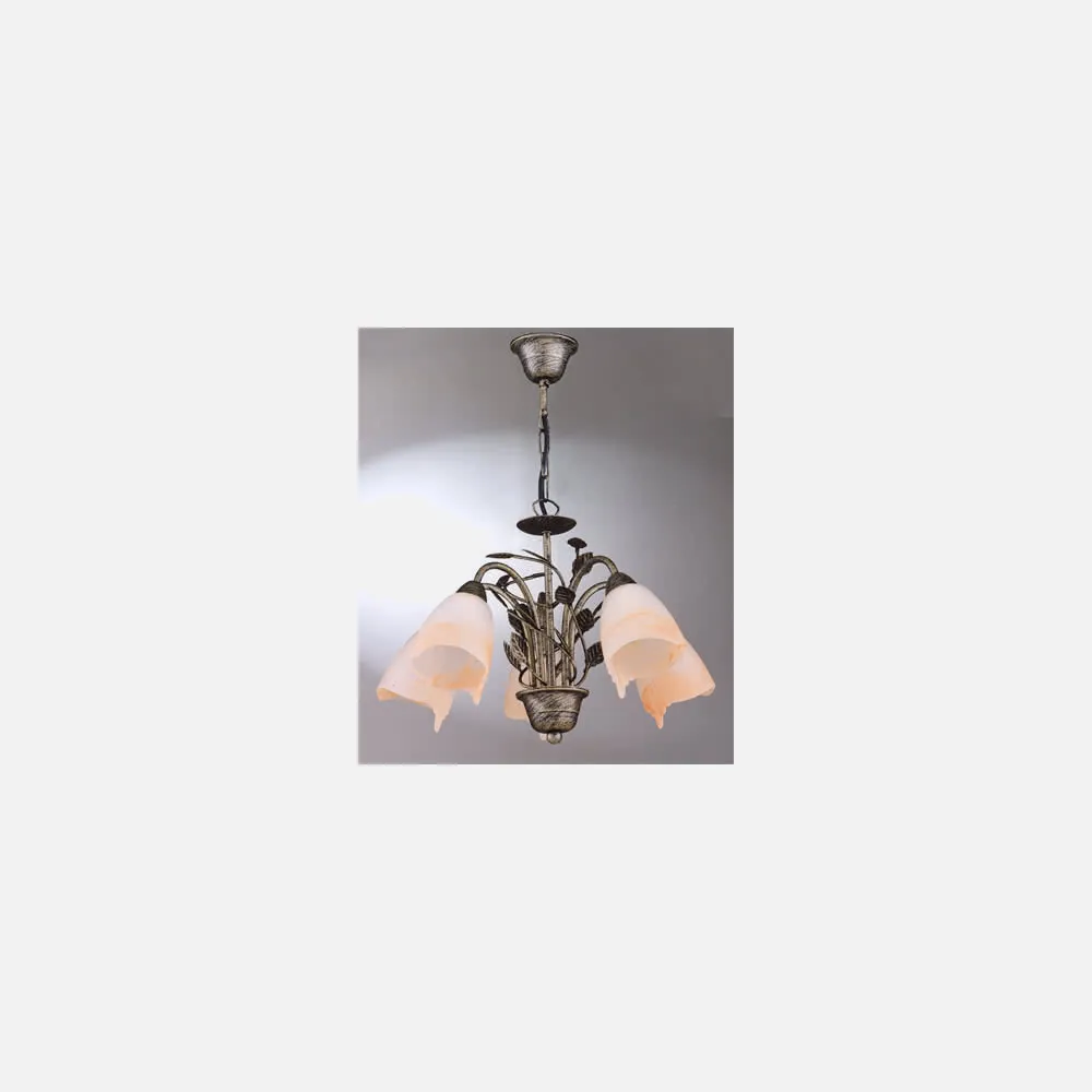 Lampara Forja Marron De 5 L. Ct