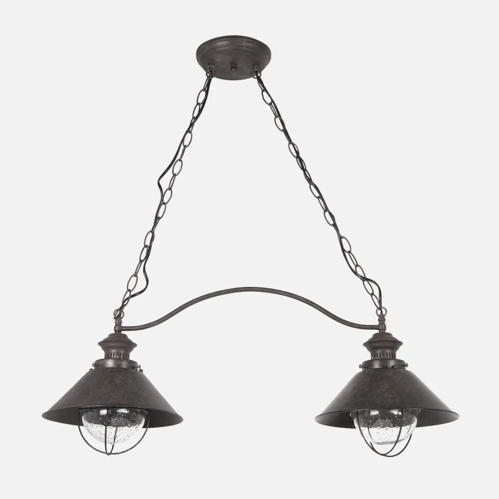 Lampara 2l Nautic.marron 2xe27 Regx76