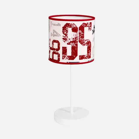 Table lamp Dorsal 1xe14 Red 38x16d