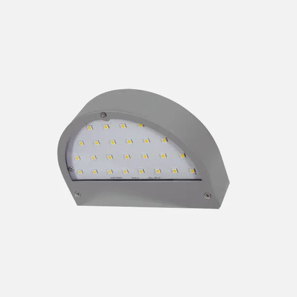 Aplique Exterior Juba Gris Led 5w 450lm Ip54 (18x13x4,5)4000k