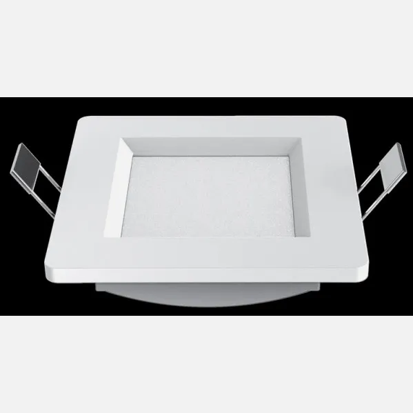 Downlight Led Intego Cuadrado 8w 330lm 3,2x11x11 Blanco 4000k Corte 9x9 Cm 