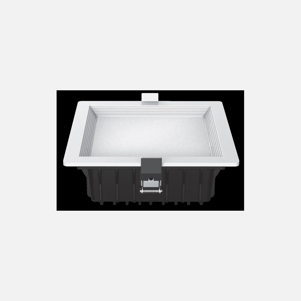 LED205322 - Downlight Led Intego Cuadrado 26w 1490lm 7x18x18 Cm Blanco 4000k Corte 15,5x15,5 Cm