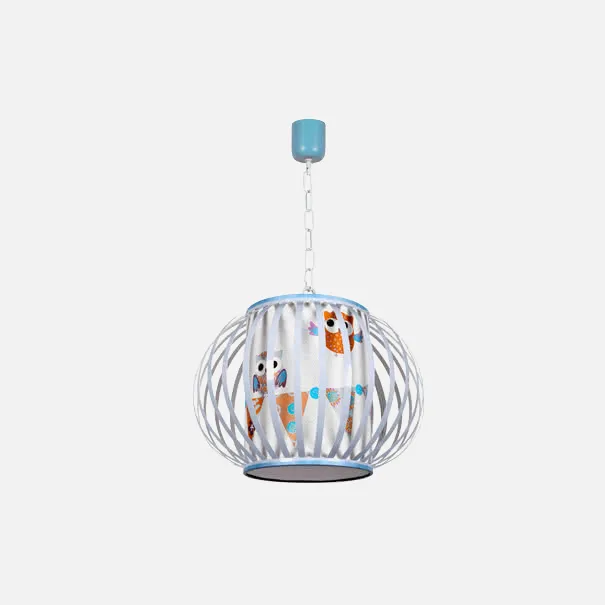 Colgante Serie Jaula Celeste 1xe27 Regx35d