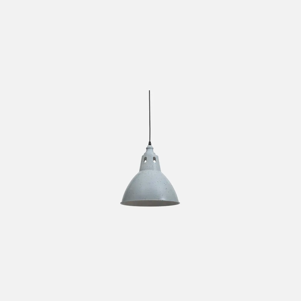 Colgante Campana Serie Franklin Cemento 1xe27 Regx32d