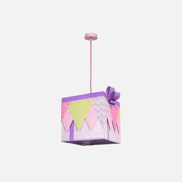 Pendant light Big Series Lilac Gift 1xe27 30x30x30