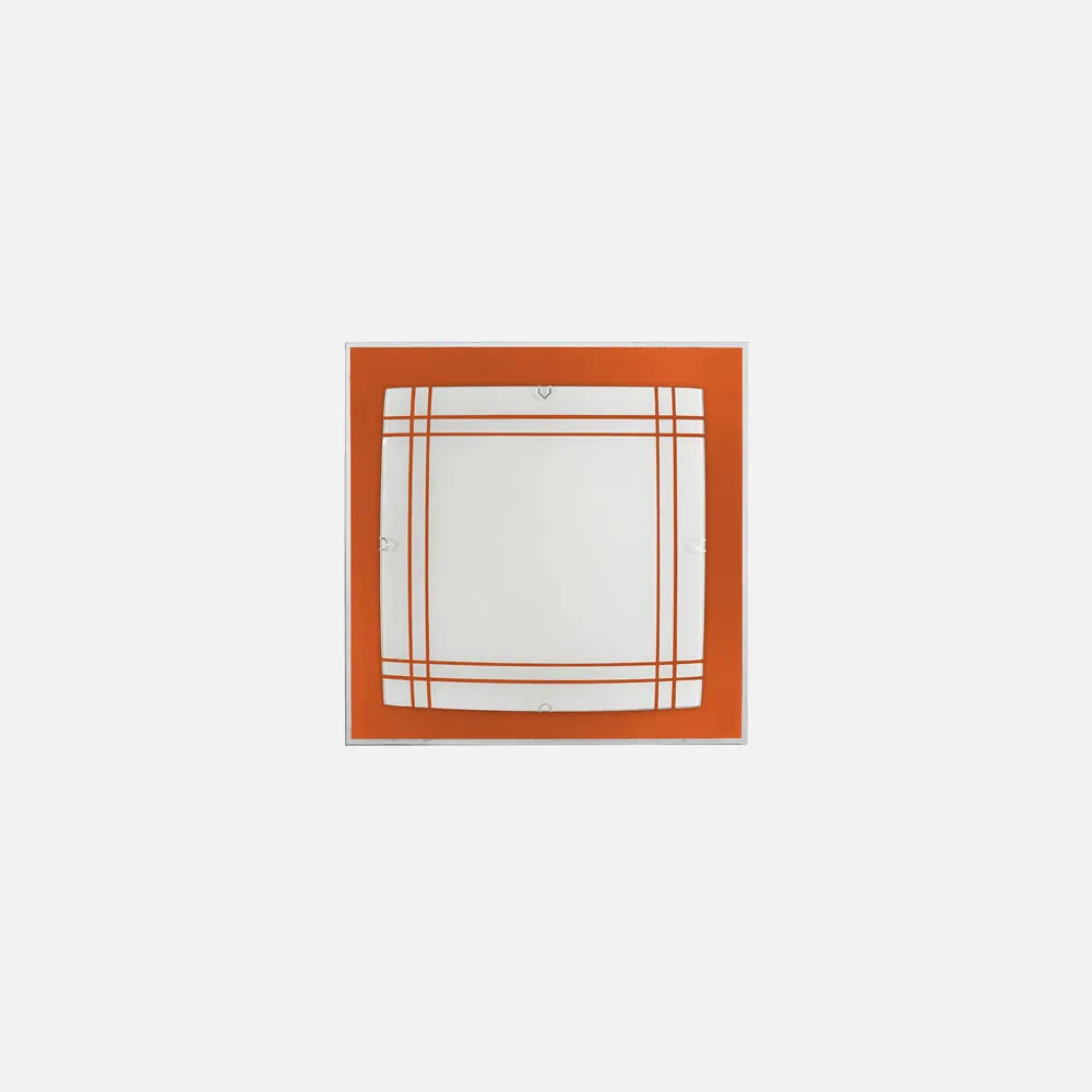 043083204. - Plafon Amet Naranja 2xe27 (32x32x6)