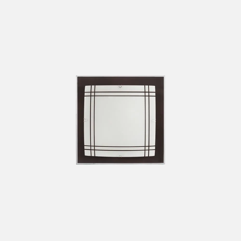 Plafon Serie Amet Wengue 2xe27 (32x32x6)