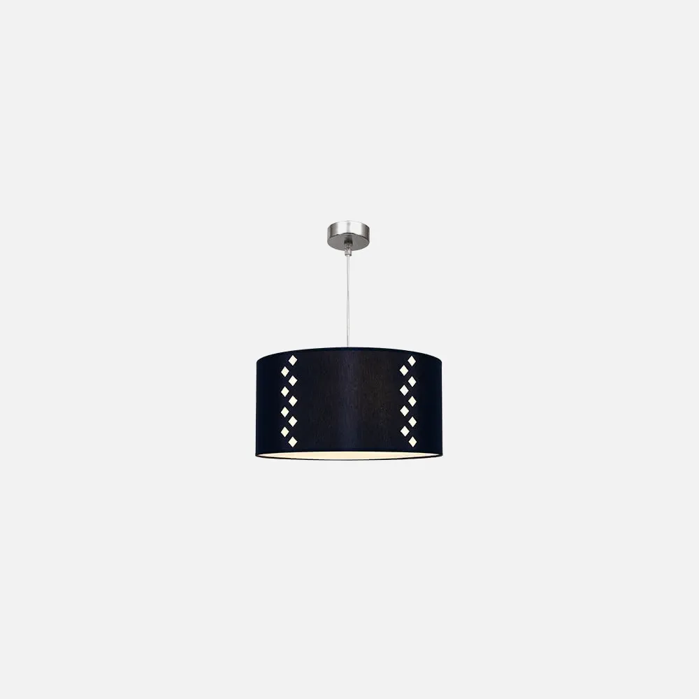 Colgante Peq. Serie Copacabana 2xe27 Negro Regx40d