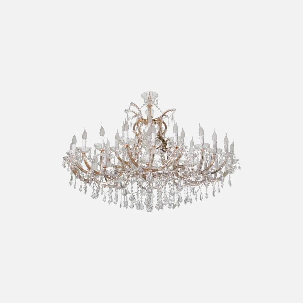 Lampara Maria Teresa Serie Varsovia Oro 45xe14 110x128