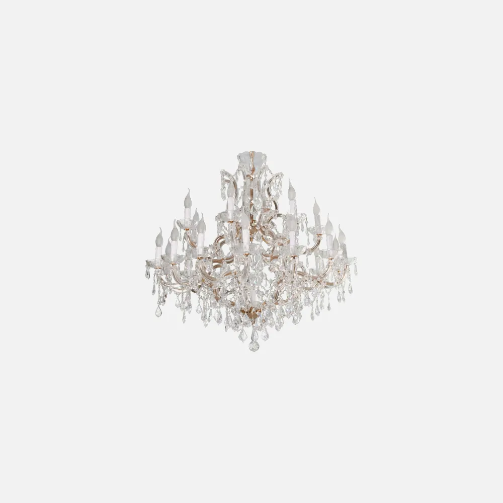 Lampara Maria Teresa Serie Riga Cromo 22xe14 95x93