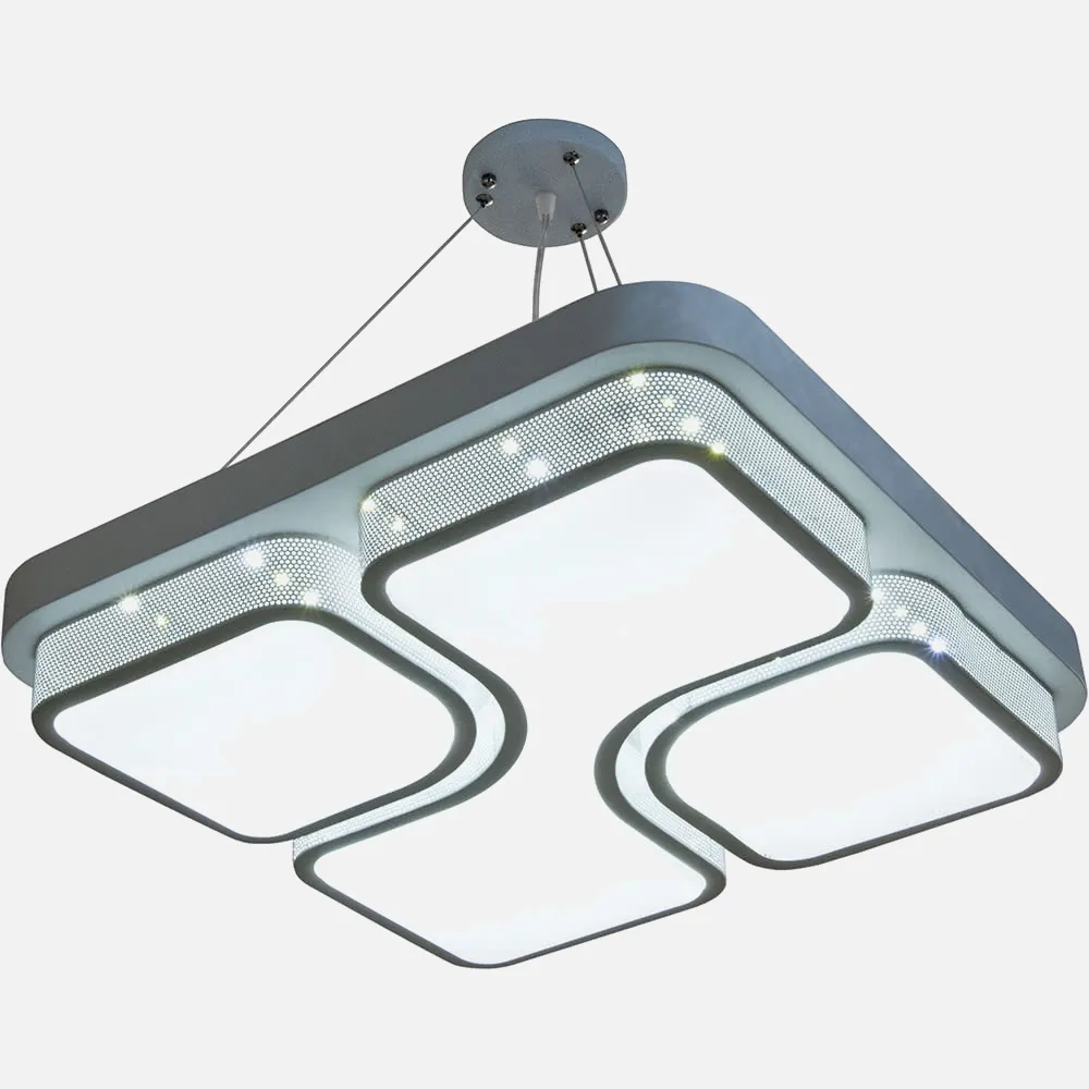 Colgante/plafon Led 36w 2900lm 3 Tonos De Colores 50x50x8