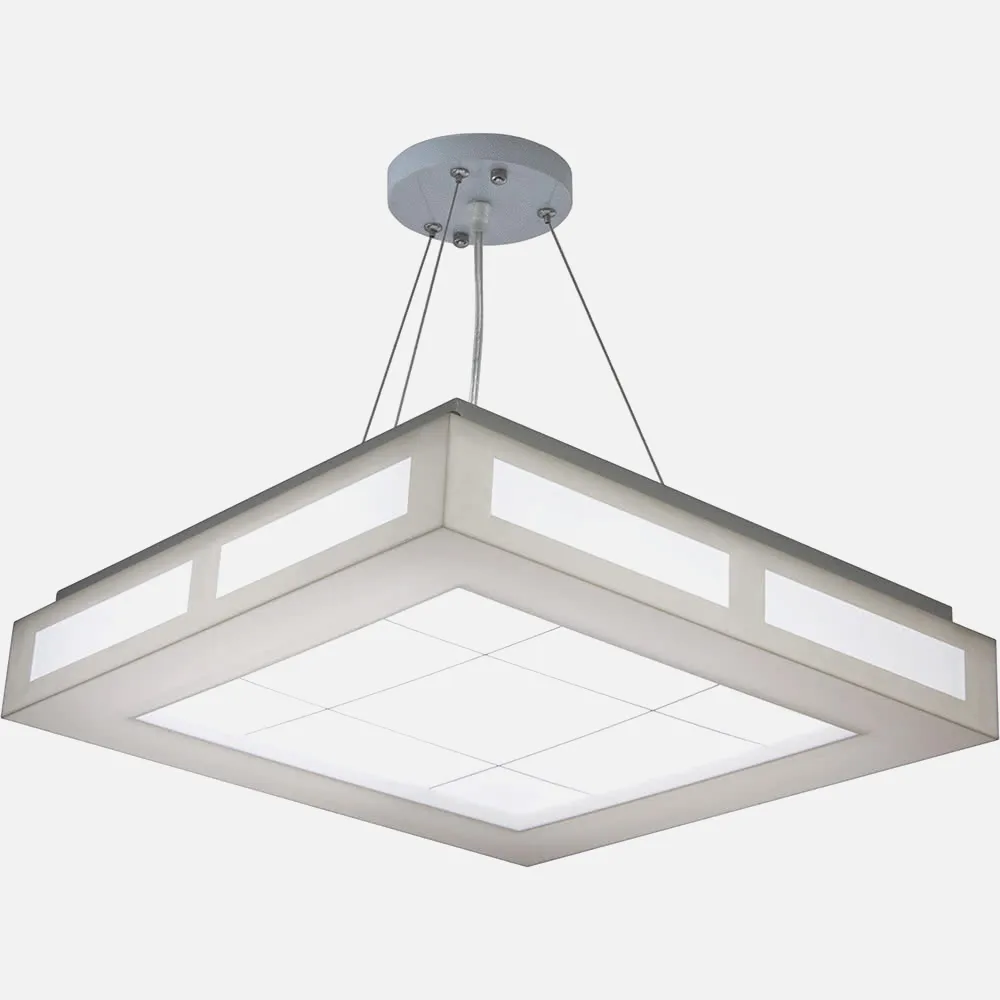 Colgante/plafon Led 48w 3800lm 3 Tonos De Colores 60x60x11