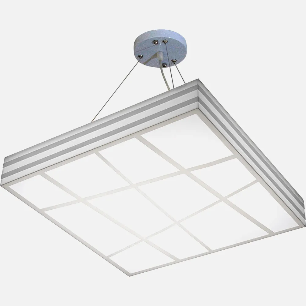 Colgante/plafon Led 48w 3800lm 3 Tonos De Colores 60x60x9