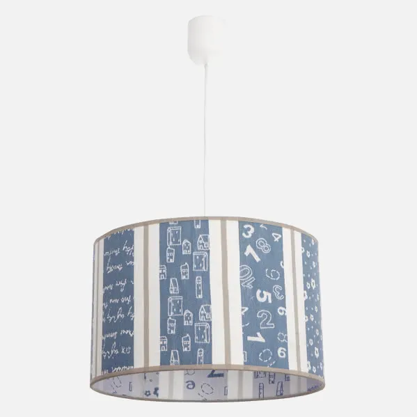 Retal Celeste 1xe27 Regx30d pingente azul claro 1xe27 Regx30d 