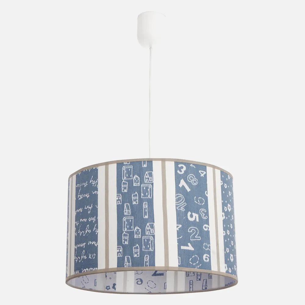 Colgante Retal Celeste 1xe27  Regx30d 