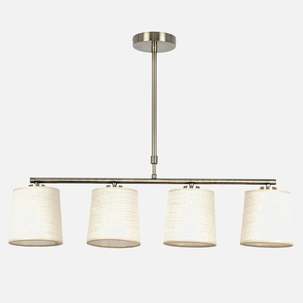 Lampara Serie Poema Cuero/oro 4xe14 Regx75