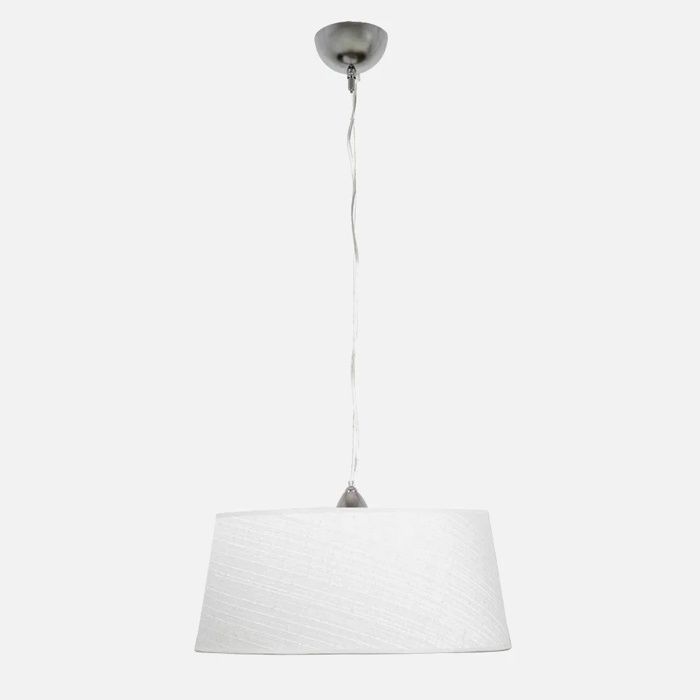 Colgante Serie Poema Blanco/cromo 1xe27 Regx40d