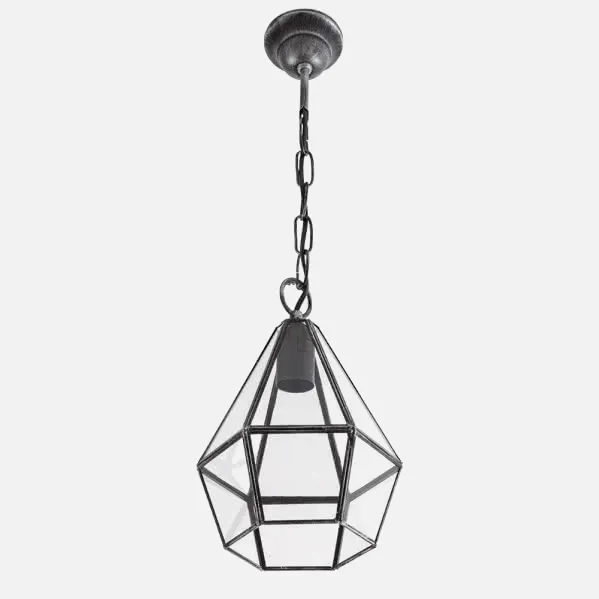 Ecija Silver Pendant 1xe27 Regx20x20 Cm