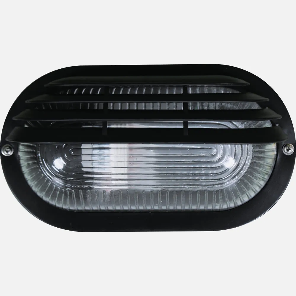 Aplique Ext Serie Caima Negro 1xe27 20x11 