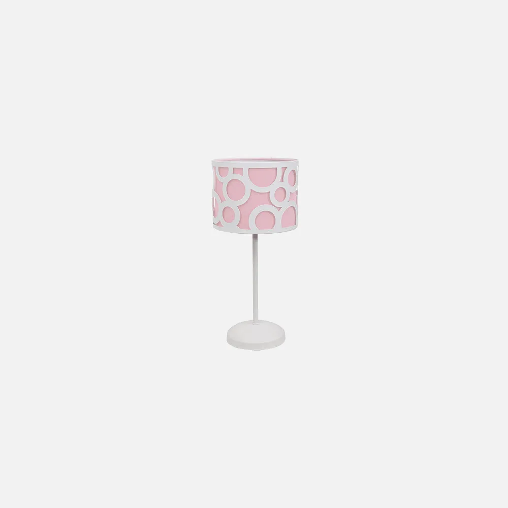 028271000. - Sobremesa Orlando Rosa/blanco 1xe14 42x18x18 Cm
