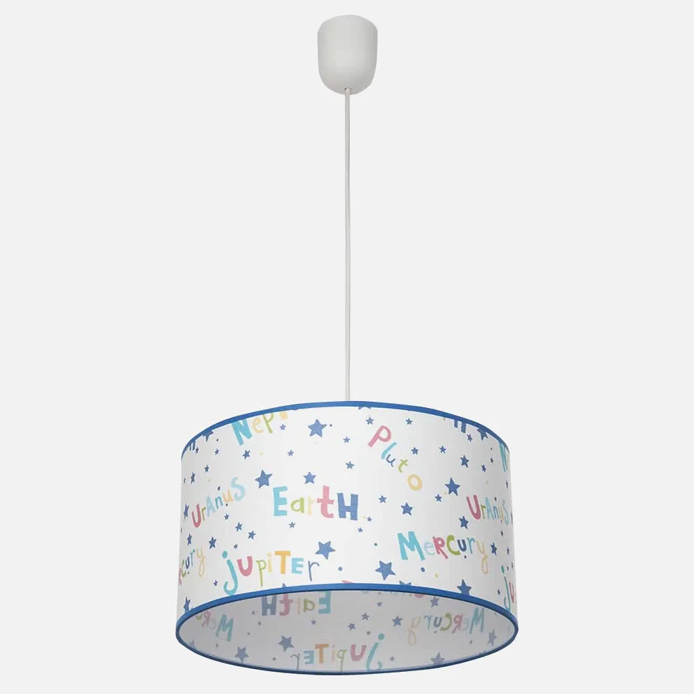 Colgante Universo Colores 1xe27 Regx35d