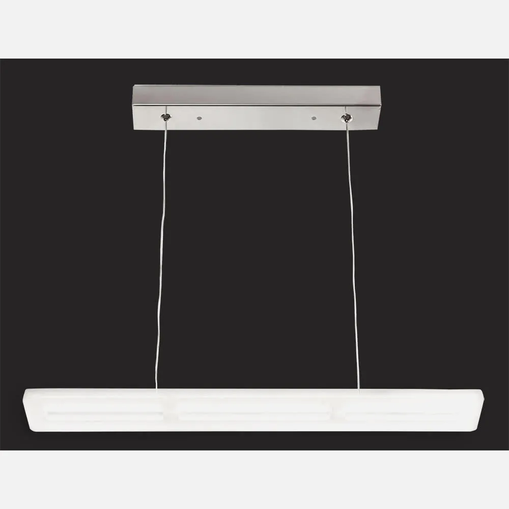 Colgante 24w 4000k Acropolis  Blanco/cromo  1920lm (regx60)