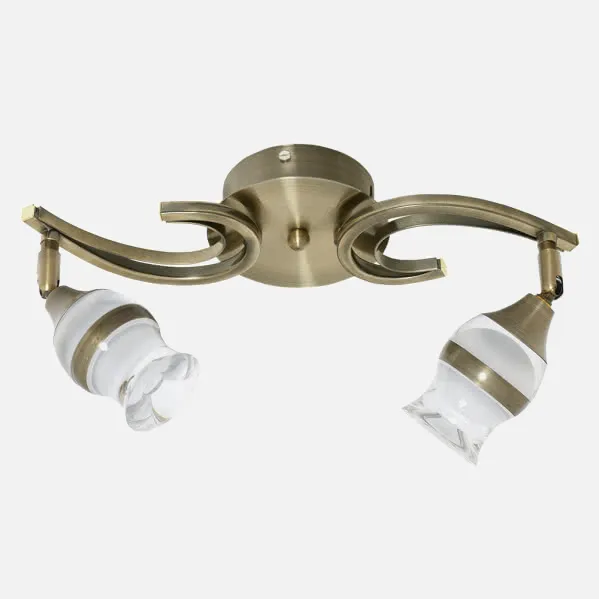 Lamp 2x5w 4000k Zodiaco Leather 800lm 22x37x12