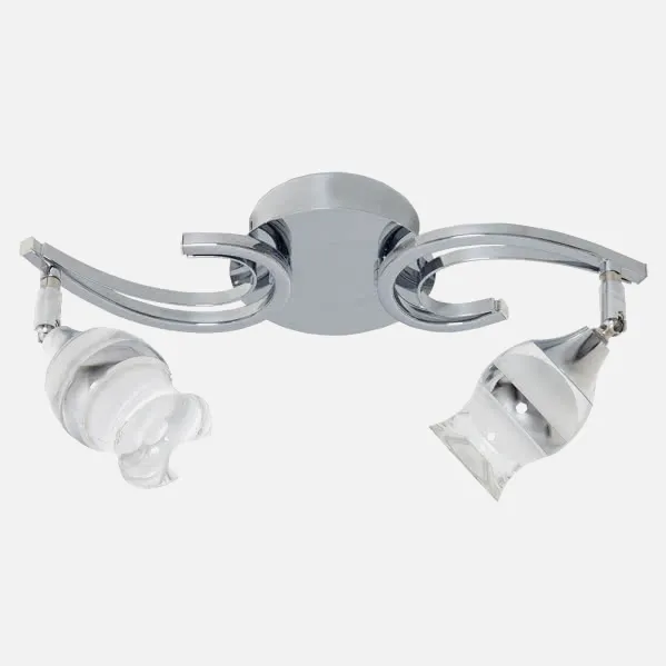 Lamp 2x5w 4000k Zodiaco Chrome 800lm  22x37x12