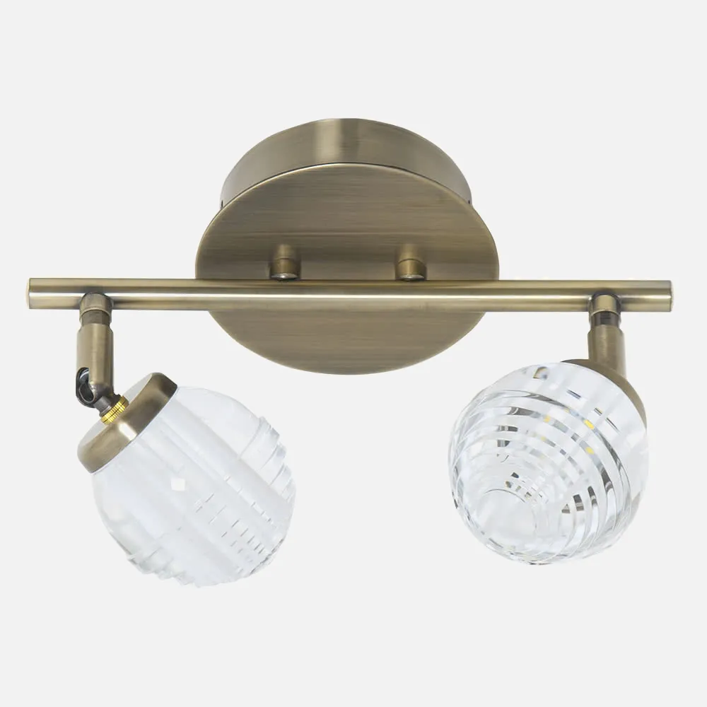 Regleta Virgo Cuero 2x5w Led 800lm 4000k 17x28x14