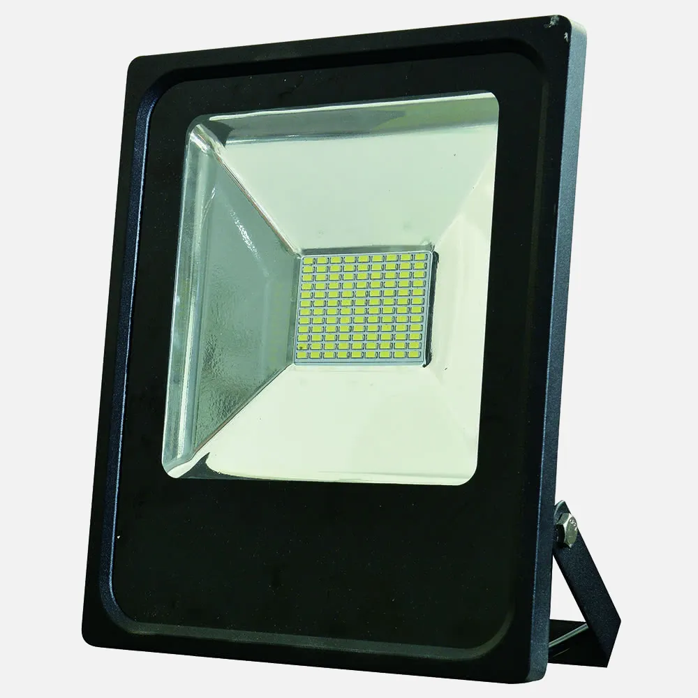 Proyector 50w 6500k Led Smd Quiron Con Sensor 35" 12m Alcance 4000lm 120º (28,5x27,5x5)