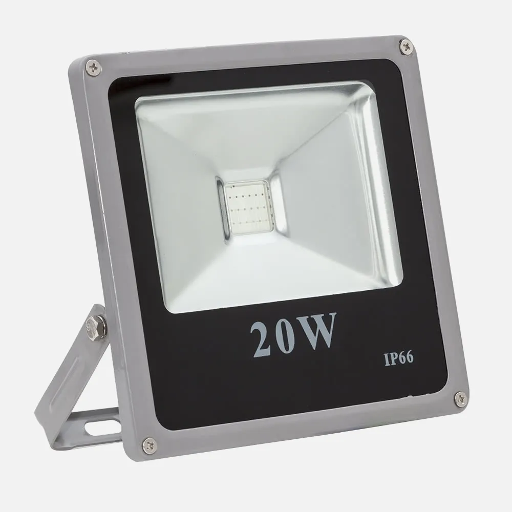 Proyector 20w Rgb Led Smd Goliat 1400lm 120º  (18 X 18 X 4) Control Remoto
