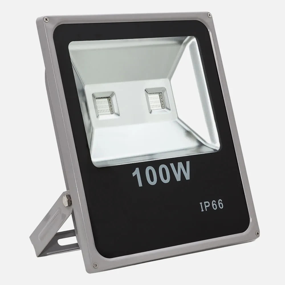 Proyector 100w Rgb Led Smd Goliat 7000lm 120º  (35,5 X 29 X 7) Control Remoto