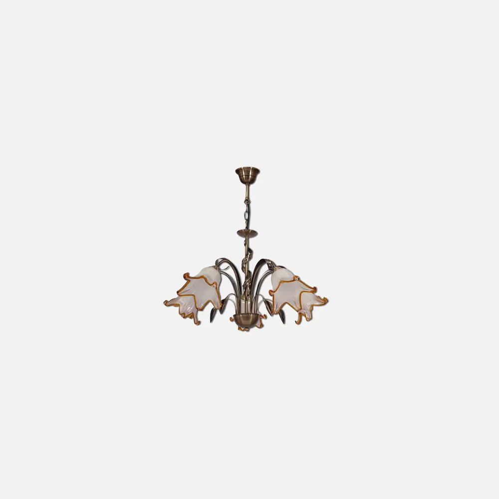 Lampara Forja Oro Viejo 5l E14 44x65