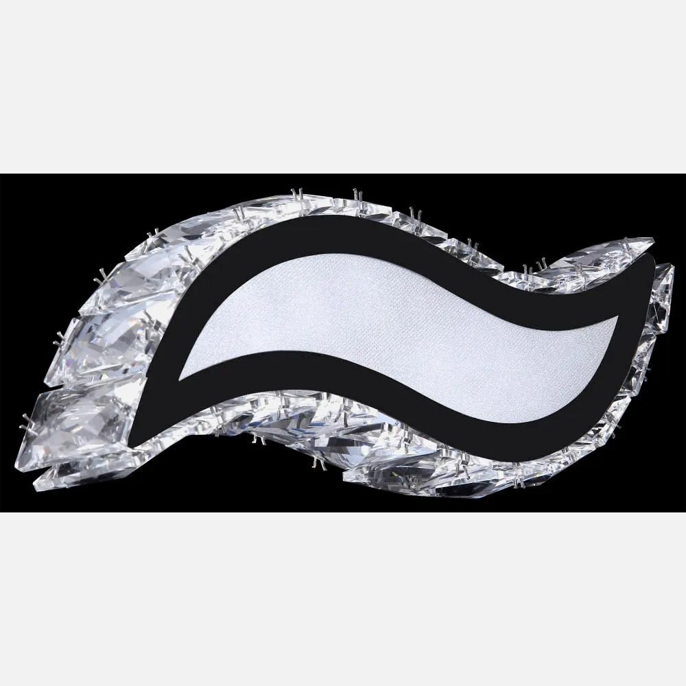 Aplique 12w 4000k Cristal  Eclipse 960 Lm  33x11x8,5