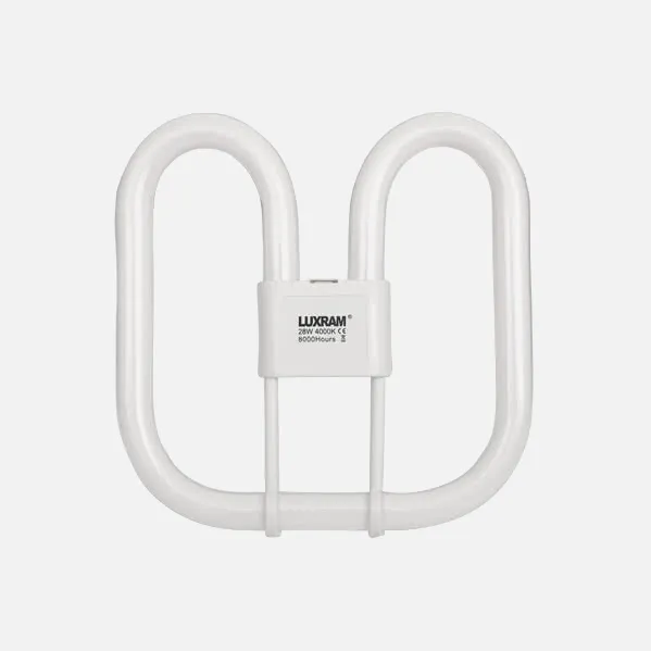 Bombilla 2d Gr10q 4 Pinos 28w 4000k Blanca