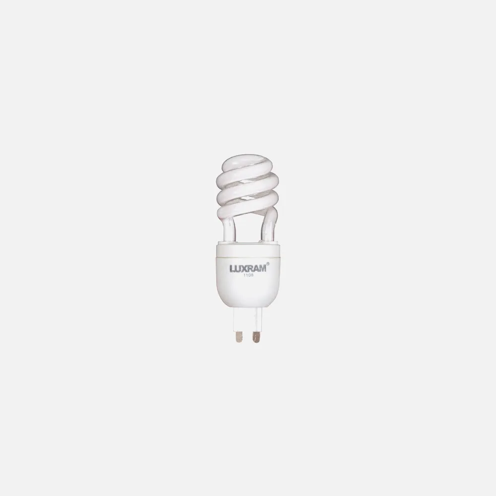 Bombilla Eco. G9 Espiral 9w-4000k Bl