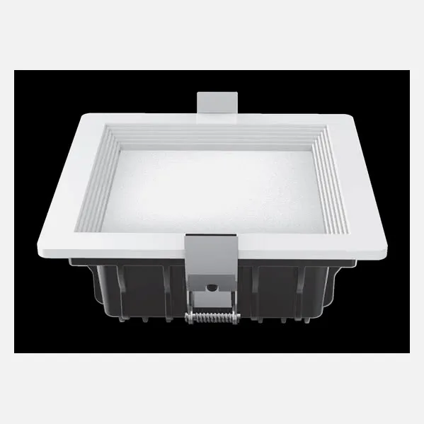Downlight Led Intego Pro Square 21w 1130lm 6x14x14  Cm White 6400k Cut-out 12x12 Cm
