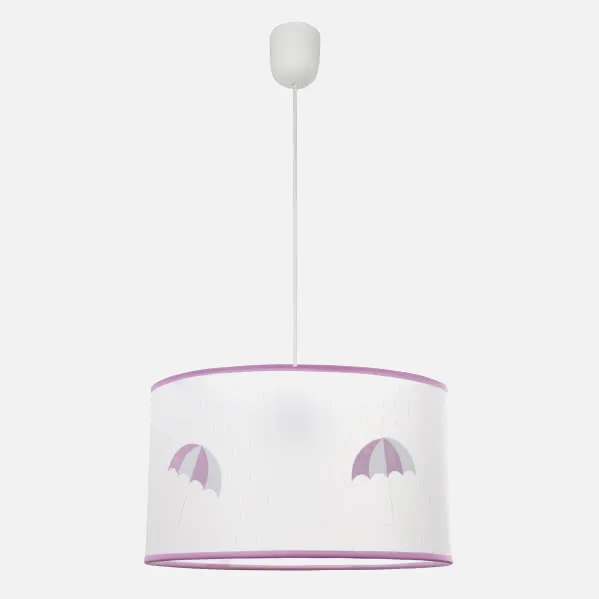 Pendant light Rain 1xe27 Pink Regx30d
